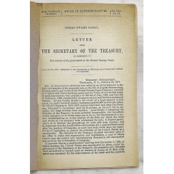 Dismal Swamp Canal: Letter from the Secretary of the Treasury in Reference to the Interest of the Government in the Dismal Swamp Canal